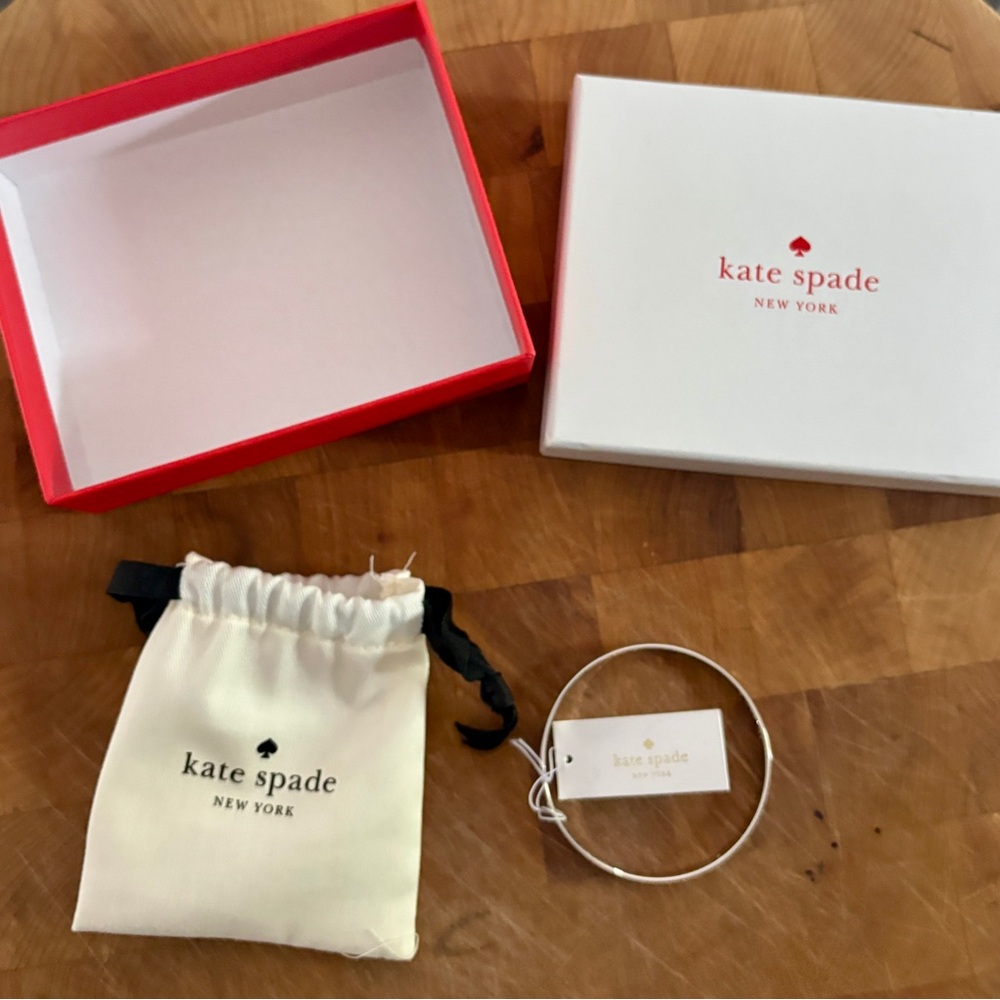 Kate Spade Sleek Silver Bangle